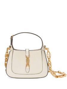 Gucci mini sac porté épaule Jackie 1961 - Blanc