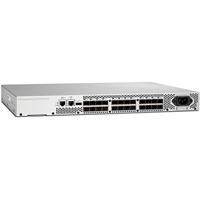 HP 8/8 Base (0) e-Port SAN Switch - Switch - 8 x 8 GB Fibre Channel SFP - gemonteerd in een rack