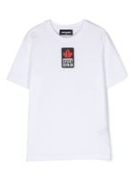 DSQUARED2 KIDS t-shirt en coton à logo imprimé - Blanc