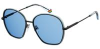 Polaroid zonnebril 6113/S wayferer dames zwart/lichtblauw
