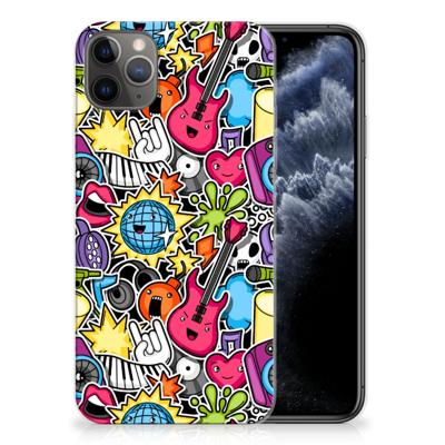 Apple iPhone 11 Pro Max Silicone Back Cover Punk Rock Apple iPhone 11 Pro Max Silicone Back Cover Punk Rock