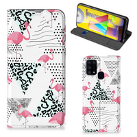 Samsung Galaxy M31 Hoesje maken Flamingo Triangle - thumbnail