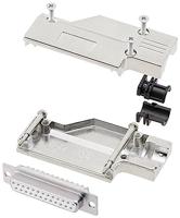 Encitech DCMR25-FK-DBS-W-K 6355-8065-13 D-SUB Buchsenleisten-Set 90° Polzahl: 25 Lötkelch 1 pc(s)