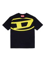 Diesel Kids t-shirt en coton à logo imprimé - Noir