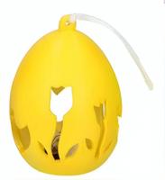 Arti Casa paasei LED lamp 6,8x9 cm keramiek geel