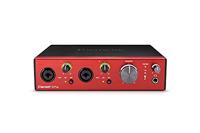 Focusrite Clarett+ 2Pre audio-interface met USB-C-bus voor de muziekproductie, met twee professionele voorversterkers en krachtige, transparant klinkende hoofdtelefoonuitgangen/hi-Z-ingangen