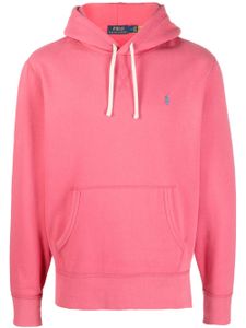 Polo Ralph Lauren hoodie en coton à logo brodé - Rouge