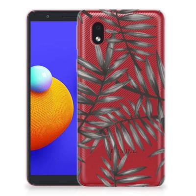 Samsung Galaxy A01 Core TPU Case Leaves Grey Samsung Galaxy A01 Core TPU Case Leaves Grey