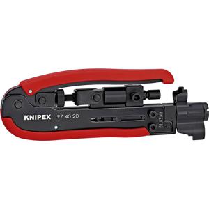 Knipex 97 40 20 SB KNIPEX Compressiegereedschap Geschikt voor: F-stekker, BNC-stekker, RCA-stekker RG59, RG6, RG11