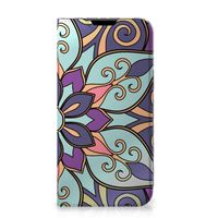 Apple iPhone 14 Plus Smart Cover Purple Flower