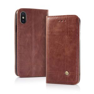 Smart Prestige Wallet Case voor iPhone 7 / 8 Bruin