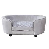 Enchanted Home Quicksilver huisdiersofa, 86,4 x 7,6 x 39,4 cm, zilverkleurig