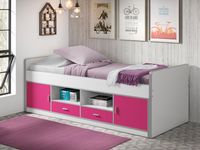 Bed BONNY I 90x200 cm fuchia - thumbnail