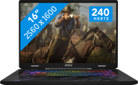 MSI Pulse 17 AI C1VGKG-061NL Intel Core Ultra 9 185H Laptop 43,2 cm (17") Quad HD+ 16 GB DDR5-SDRAM 2 TB SSD NVIDIA GeForce RTX 4070 Wi-Fi 6E (802.11ax) Windows 11 Home Zwart - thumbnail