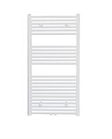 Sanicare design handdoekradiator 60x120cm midden aansluiting wit