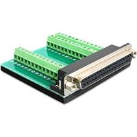 Delock Adapter (Sub-D 37-polige bus - terminalblok 39-polig)