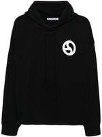 Acne Studios hoodie en coton à imprimé graphique - Noir