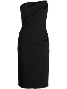 Maticevski robe mi-longue à design bandeau - Noir