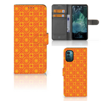 Nokia G11 | G21 Telefoon Hoesje Batik Oranje