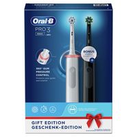 Oral-B Pro 3 - 3900 - Zwarte En Witte Elektrische Tandenborstels Ontworpen Door Braun - thumbnail