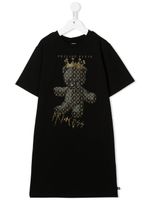 Philipp Plein Junior robe à imprimé Teddy Bear - Noir - thumbnail