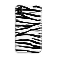 Zebra pattern: iPhone X Volledig Geprint Hoesje - thumbnail