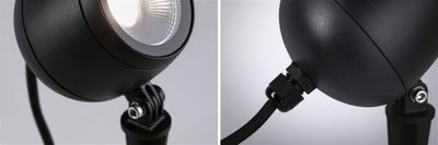 Paulmann Kikolo 94775 Verlichtingssysteem Plug&Shine LED-tuinspot LED 7.2 W Warmwit Antraciet