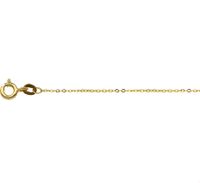 TFT Collier Geelgoud Anker Plat 1,0 mm x 42 cm