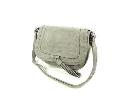 Dames Kleptasje met franje ANNE Grijs