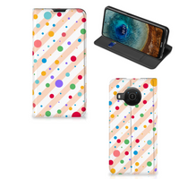 Nokia X20 | X10 Hoesje met Magneet Dots - thumbnail