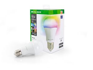 E27 Dimbare Smart Lamp met RGB LEDs - Slimme A19 Peer LED Lamp - 850 Lumen - 8 Watt - Handige App (HBT-E27)