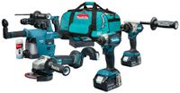 Makita DLX4155TX1 | Combiset | 4 machines | 18V | 2 x 5,0Ah | Li-Ion - DLX4155TX1 - thumbnail