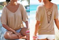 Lace Back shirt in de sale!