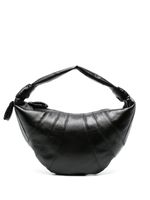 LEMAIRE grand sac porté épaule Croissant en cuir - Noir