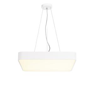 SLV Vierkante hanglamp Medo Led 60cm wit 1000726