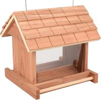 Vogelvoedersilo Ludvig 20,5 x 16,5 x 38,5 cm Flamingo Bruin