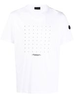 Moncler t-shirt à imprimé graphique - Blanc