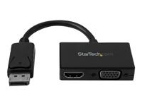 .com A/V-reisadapter: 2-in-1 DisplayPort naar HDMI of VGA - Videoconverter - DisplayPort - zwart