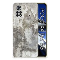 Xiaomi Poco X4 Pro 5G TPU Siliconen Hoesje Beton Print - thumbnail