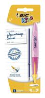 BIC balpen, intrekbaar, KIDS BEGINNER Twist, punt Ä 1 mm, inktkleur: blauw, 10 stuks