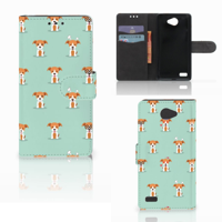 LG Bello 2 Telefoonhoesje met Pasjes Pups