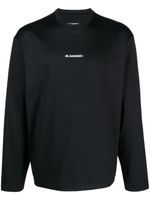 Jil Sander t-shirt à logo imprimé - Noir - thumbnail