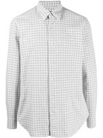 Barba chemise boutonnée à carreaux vichy - Gris