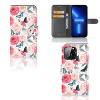 iPhone 13 Pro Hoesje Butterfly Roses