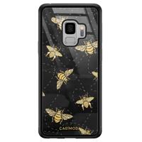 Samsung Galaxy S9 glazen hardcase - Bee yourself
