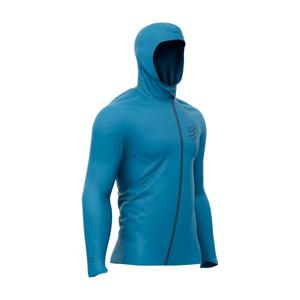 Compressport Hurricane waterproof jkt 10/10 - BLAUW - Heren