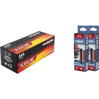 Ansmann Voordeelverpakking + 2 penlampen PLC20B Micro (AAA), alkaline-mangaan, 1,5 V, 40 stuks