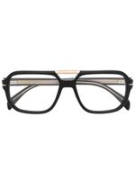 Eyewear by David Beckham lunettes de vue à monture pilote - Noir