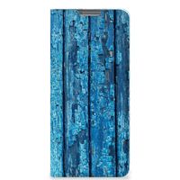 OPPO Find X5 Book Wallet Case Wood Blue