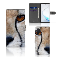 Samsung Galaxy Note 10 Plus Telefoonhoesje met Pasjes Cheetah